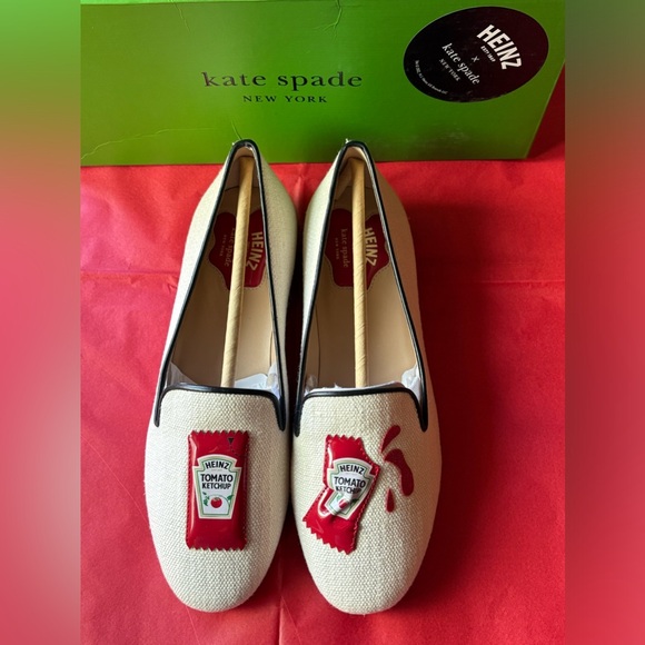 🥫🍅🥫HEINZ X KATE SPADE NEW YORK LOAFERS 🥫🍅🥫 NWT 🥫🍅🥫 - Picture 3 of 16